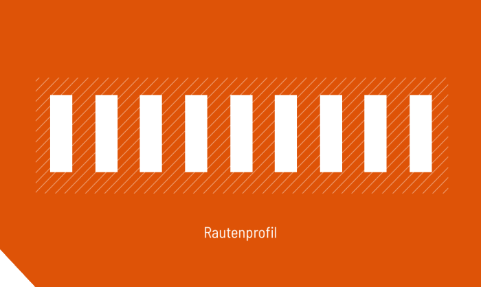 demarkierung rautenprofil n demarkierung rautenprofil n